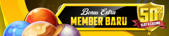 BONUS NEW MEMBER 50%