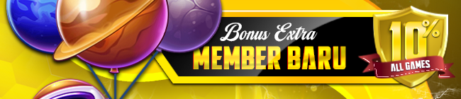 BONUS NEW MEMBER 10%